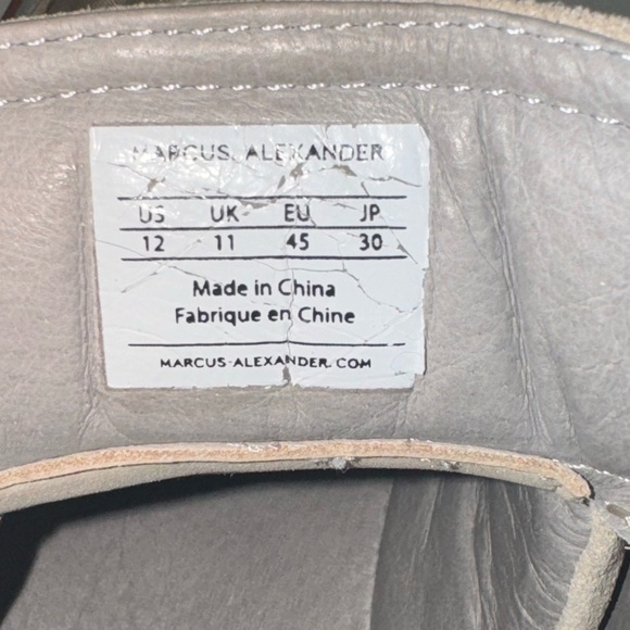 Men's Marcus Alexander Barlow Low Top
Sneakers Gray/Bone Size 12 - Picture 14 of 15